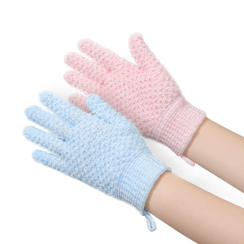 Five Fingers Mitt Massage Dead Skin Remover Body Exfoliator Gloves Body Scrub Exfoliating Shower Bath Gloves