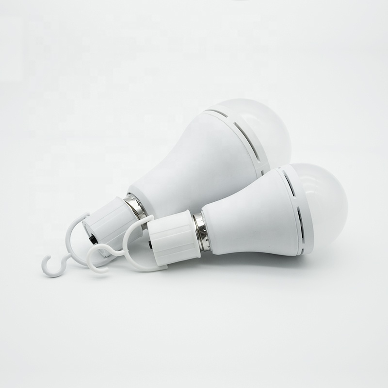 woojong A80 12W 10w emergency light bulb 85lm/w emergency led bulb 3000K/4000K/6500K rechargeable led bulb