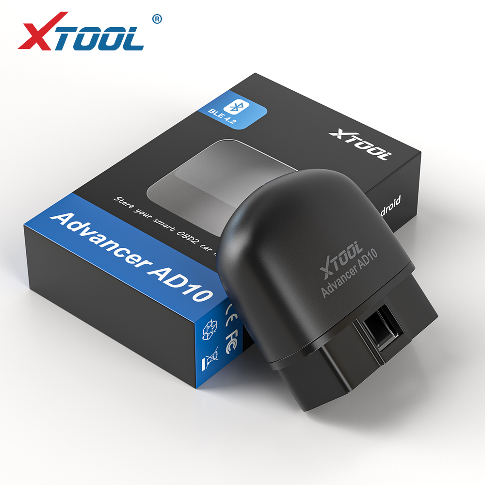Диагностический инструмент XTOOL AD10 OBD2, диагностический инструмент, код ошибки с BT 4,2 OBD2, диагностические инструменты лучше, чем ELM327