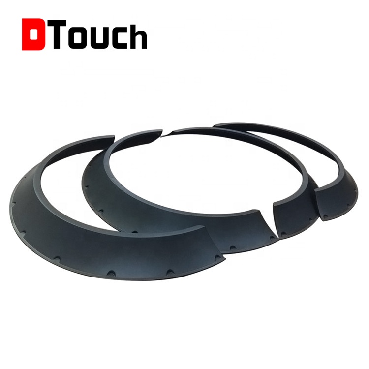Dtouch 4 шт. Автомобильный Универсальный свод, широкоугольный корпус, колесо, бровь 84*8 см, диаметр автомобильного крыла, вспышки, матовый черный 8480 #