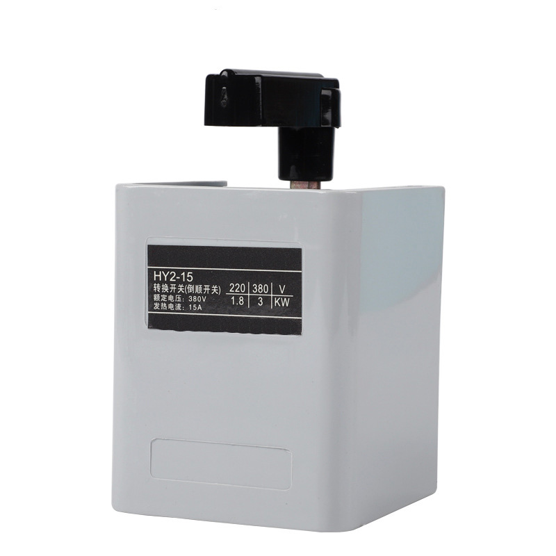 15A 30A 63A переменного тока 3-полюсный кулачковый переключатель HY2-15 220V 380V металлическая оболочка обратного переключения