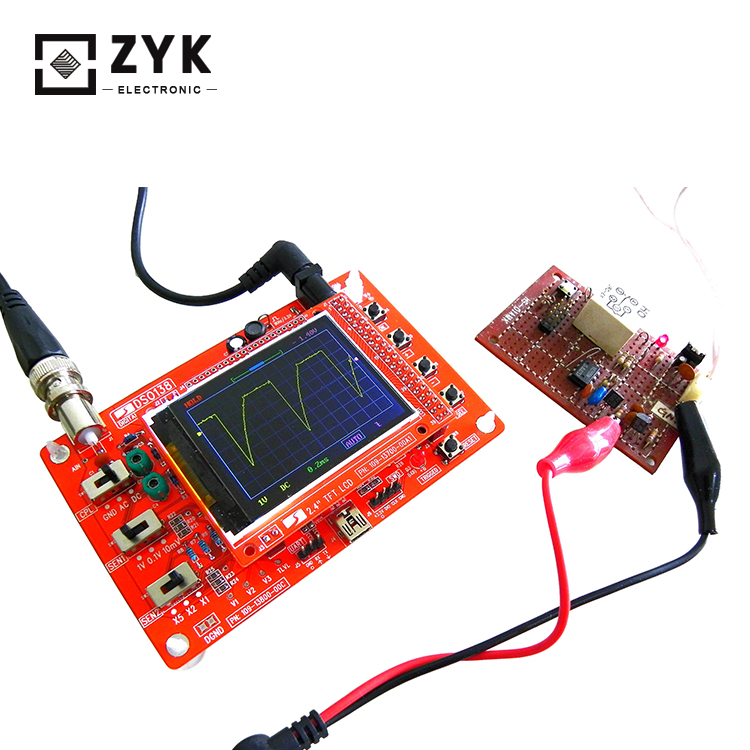 New Quality Electronic Kits DIY Fully Welded Assembled DSO138 2.4" TFT Digital Oscilloscope with Probe