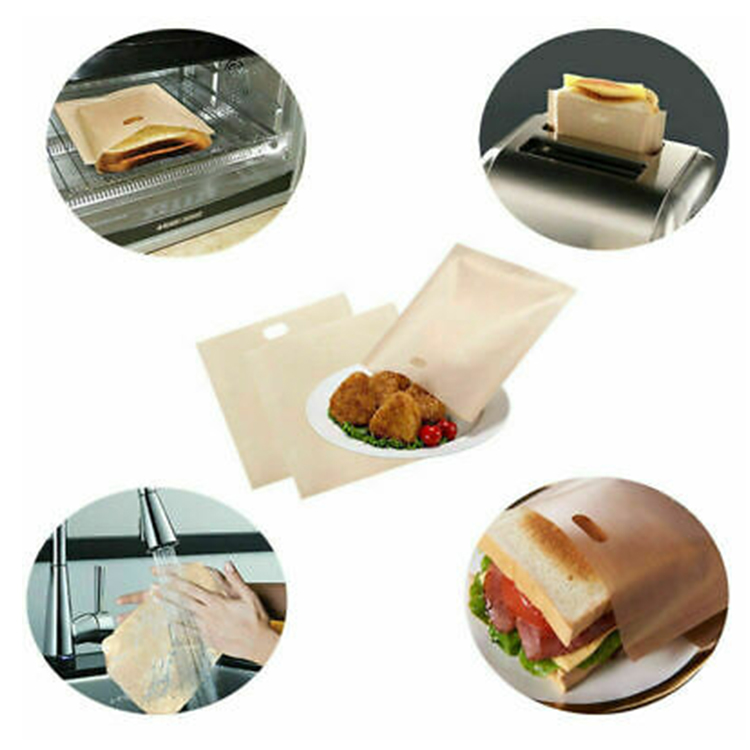 Лучшие продажи многоразовые антипригарные Toastie мешок сэндвич мешок упаковка мешок