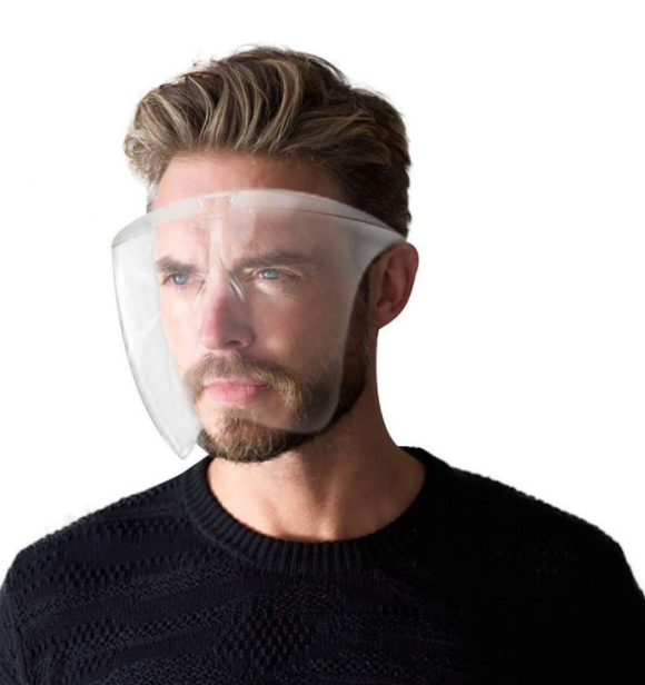 New design anti fog Wholesale Protective Face Cover with Transparent Visor Gesichtsschutz anti fog careta policarbonato
