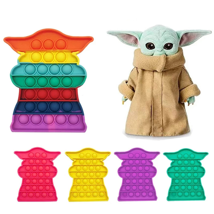 Siliocne игрушка-антистресс Yoda, игрушка-антистресс для детей и взрослых