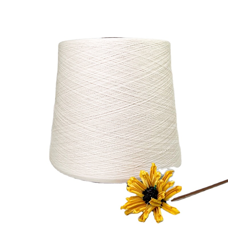 100% 40S Recycled Cotton Yarn for Weaving Combed Cotton Yarn