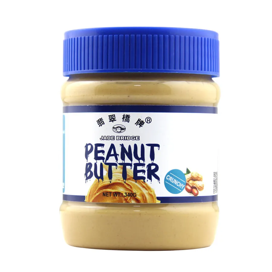340 g Jade Bridge Brand Crunchy Peanut Butter Bulk Wholesale Or OEM Suppliers Manufacturers
