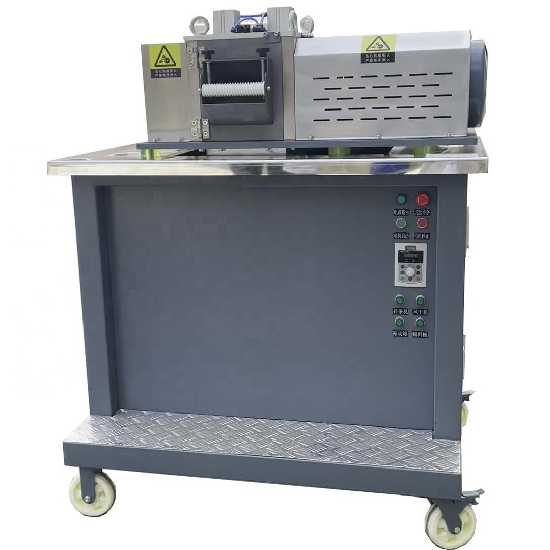 waste plastic recycling  cutting pellets machine for granulation pelletizing