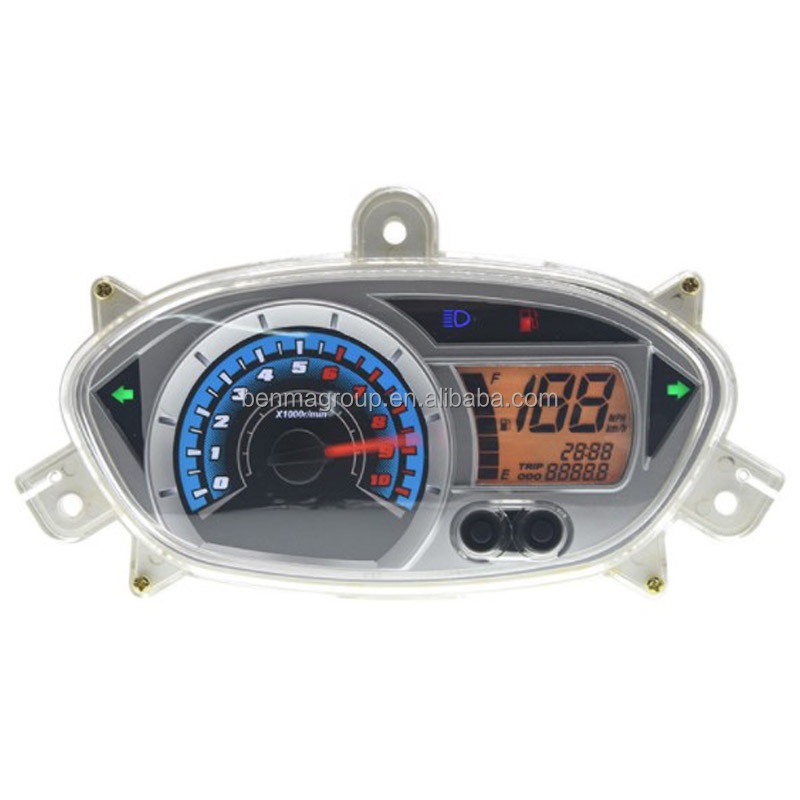 New Style Motorcycle Scooter LCD Display Digital Speedometer universal for JOG RSZ100