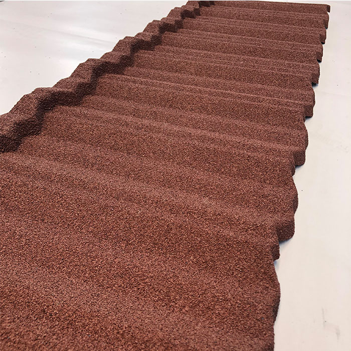 0.35mm Anti Corrosion Stone Coated Roofing Sheets Classic Metal Roof Tiles for Ghana