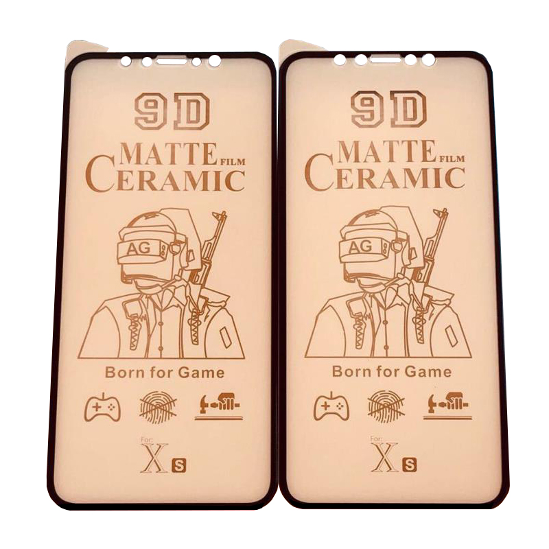 Гибкое закаленное стекло 9D с защитой от царапин и полным покрытием, матовая керамическая защита экрана телефона для iPhone 11 Pro Max