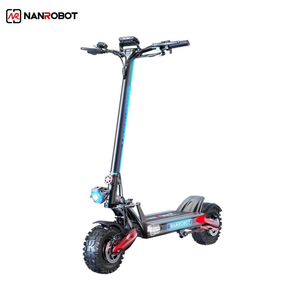 NANROBOT LS7 + 11 дюймов 60 в 2400 Вт двухмоторный двухколесный китайский лучший Электрический скутер для взрослых