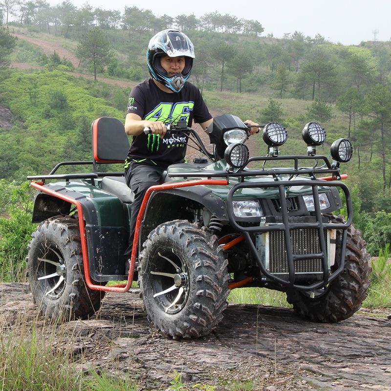 Электрический старт ATV обода 14 дюймов дизельный большой Hummer 4-тактный 4-колесный 300 cc ATV квадроцикл 4x4 Взрослые грузовики с электроприводом