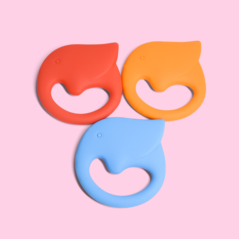 Legenday Colorful Elephant Shaped Soft Silicone Baby Teether Bpa Freefood Grade Silicone Elephant Shaped Baby Teether