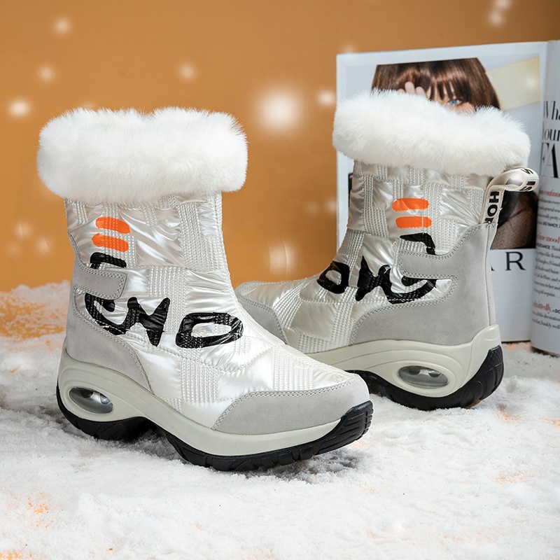 Winter Shoes Women Thigh High Leather Boots2021 Fashion Women Booties Mid-Calf Platform Comfortable Ladies women Boots Keep Warm