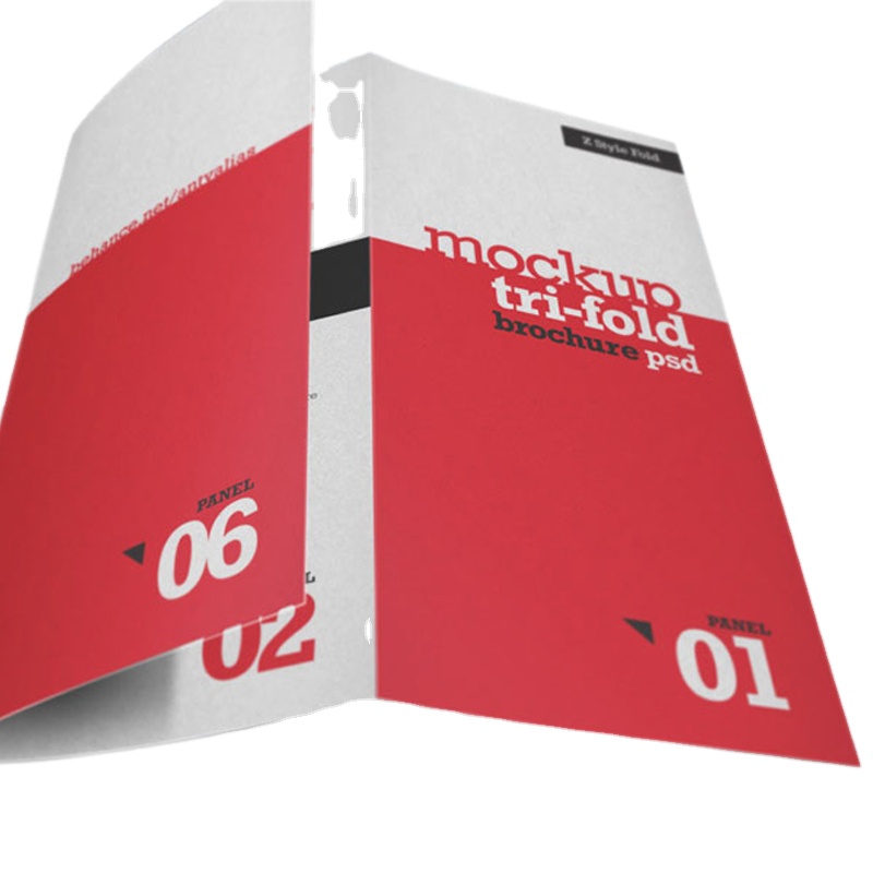 OEM advertising foldable product brochure flyer leaflet printing