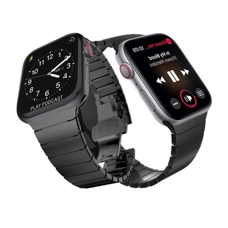 Ремешок из нержавеющей стали 38 мм 40 мм 42 мм 44 мм для Apple iwatch Series 5 4 3 2 1