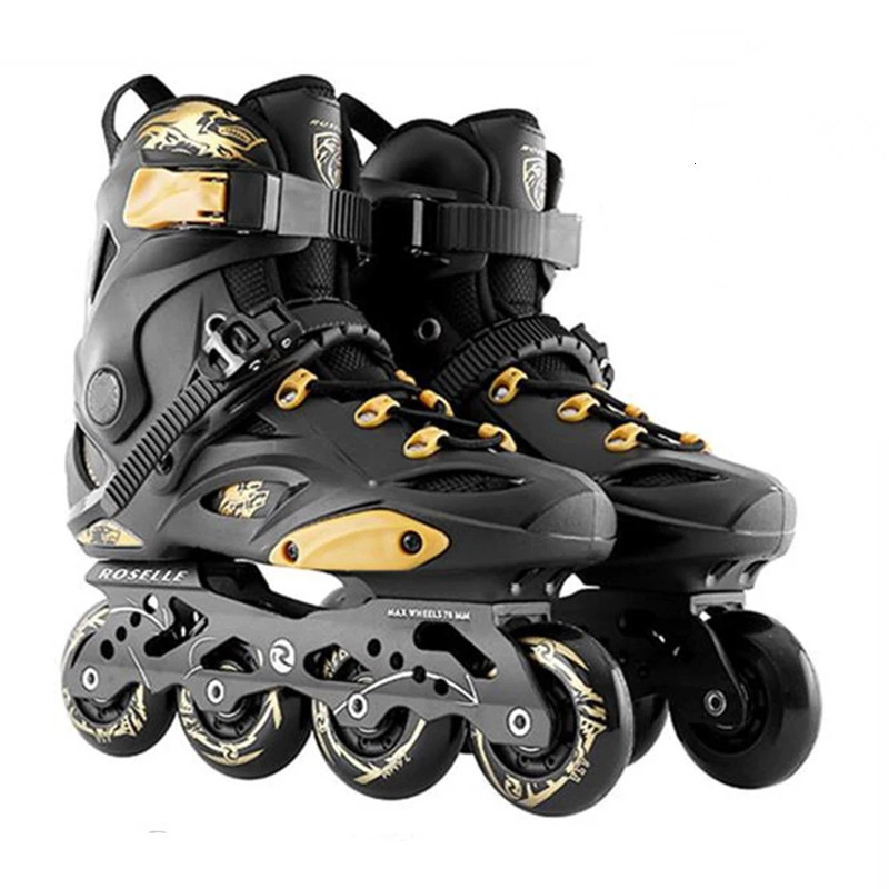 Factory Hand-made Customized Man Women Adults LED slalom inline Roller Skates