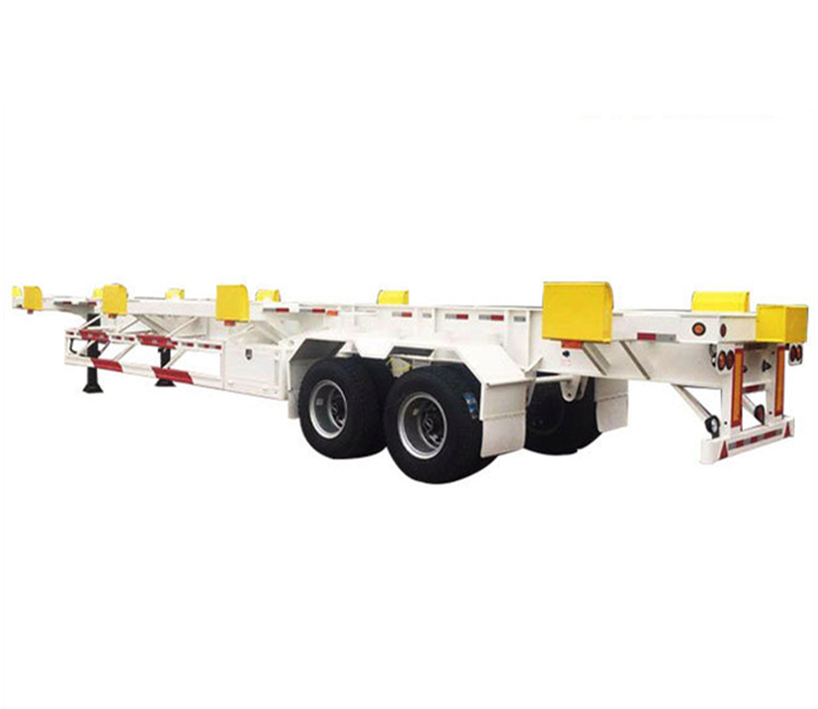 Заводская распродажа Heavy Duty 20ft 40ft 2/3 оси причал каркас контейнера полуприцеп грузовика с дешевой ценой
