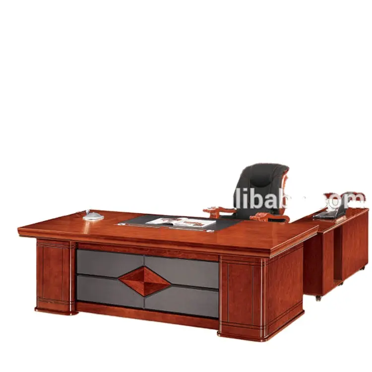 Antique wood office desk furniture classic design MDF office desk