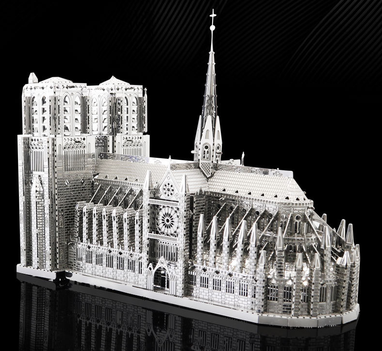 DIY 3D metal assembly model crafts