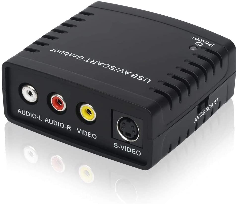 USB AV/SCART Grabber конвертирует Scart TV Hi8 VHS в цифровой DVD, USB AV конвертер