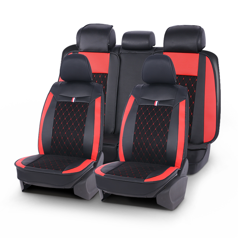 Universal Size Leather Edging 3d Suede Cushion Car interior accessory Front Seat Cover For Car seat covers fit for 95% cars