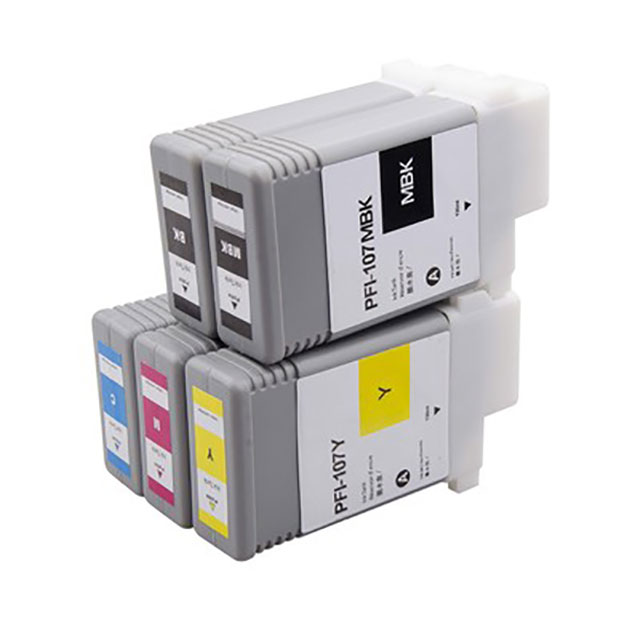 Manufacturers Premium Color Compatible Ink Jet cartridge PFI 107 for Canon IPF 670/680/ 685/780/ 785 Printer
