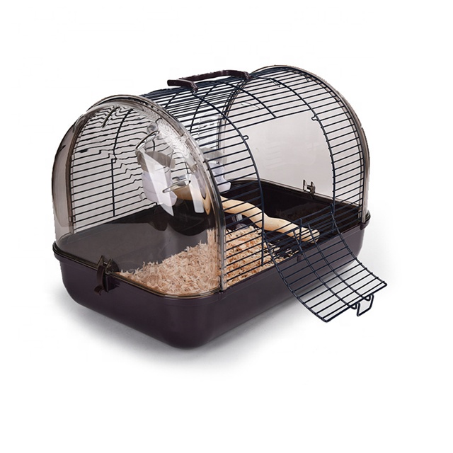 Small Portable breathable metal pet supplies bird cages transparent parrot birds cage wholesale