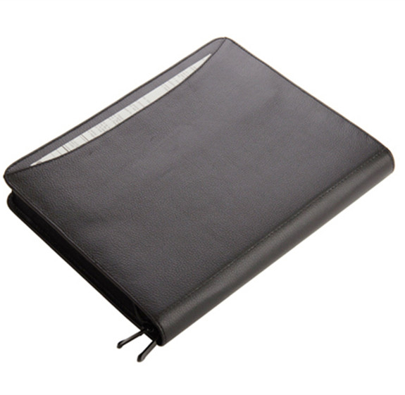 Business Tablet Organizer Stationery Office Leather Portfolio Black for iPad