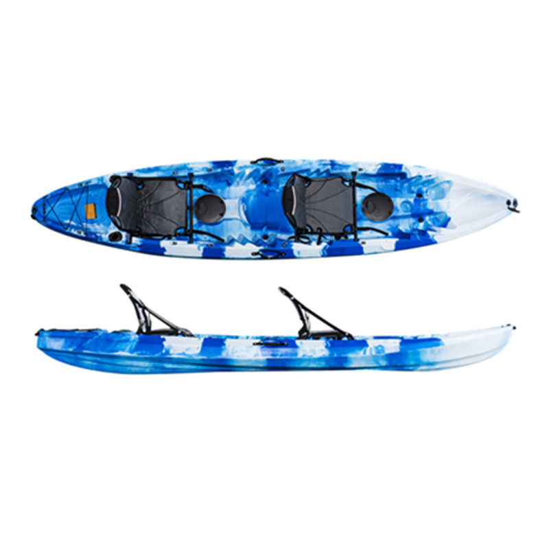 KUER OCEANUS 2 + 1 Семья Двухместный каяк пластиковое сидения для каяки с установленными поверх сидениями