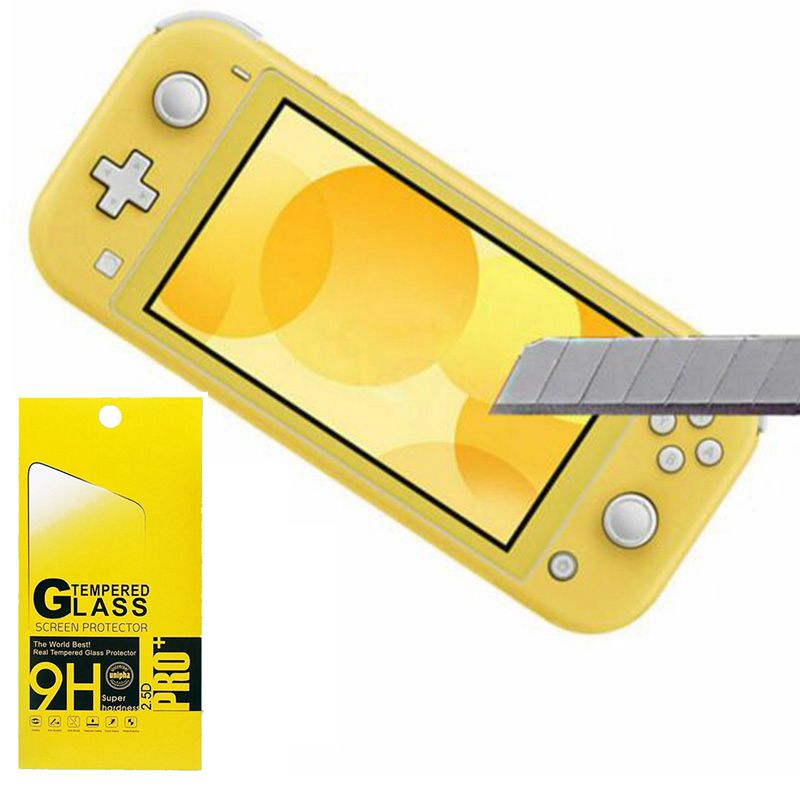 Закаленное стекло 9H HD для Nintendo Switch Lite в розничной упаковке