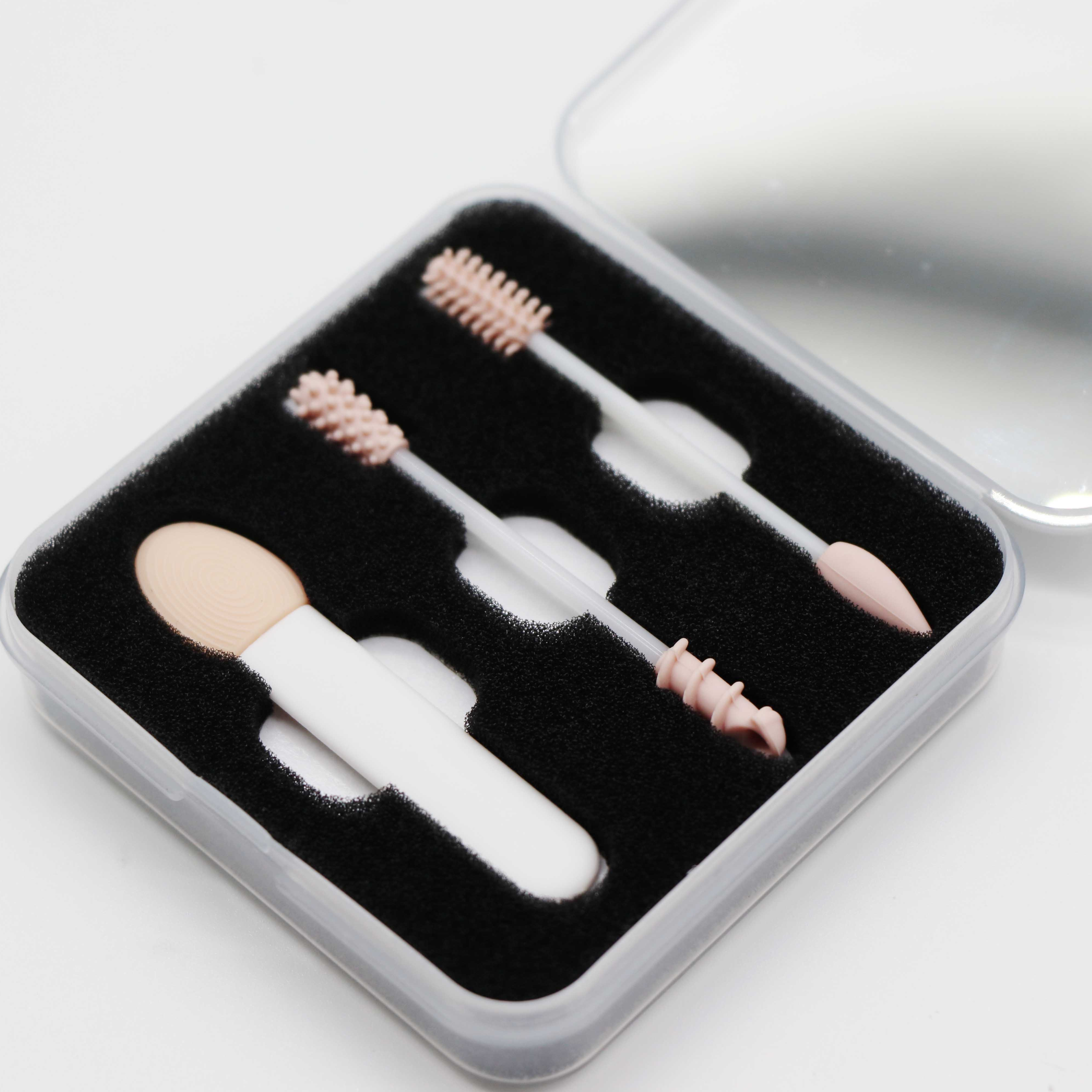 Reusable Multifunctional Cotton Swab Ear Cleaning Cosmetic Silicone Buds Swabs Sticks For Cleaning Makeup