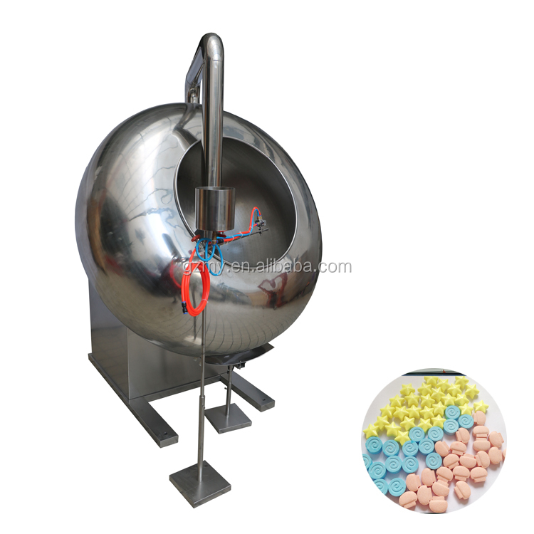 OEM Factory Drum Chewing Gum Candy Sugar Coat Coating Machine