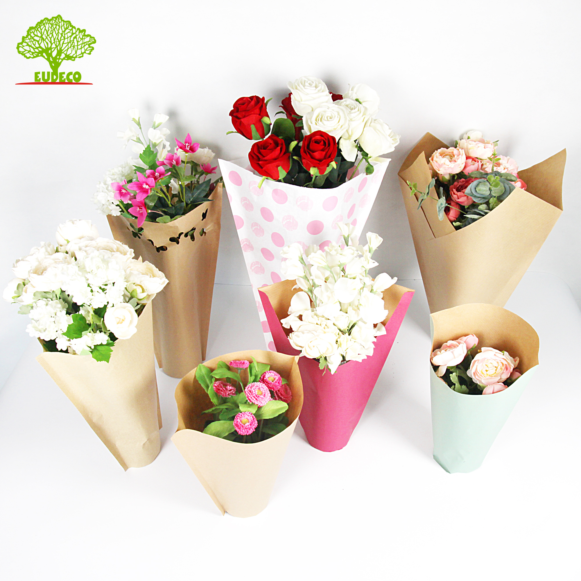Floral Bouquet cellophane sleeves for fresh cut flowers