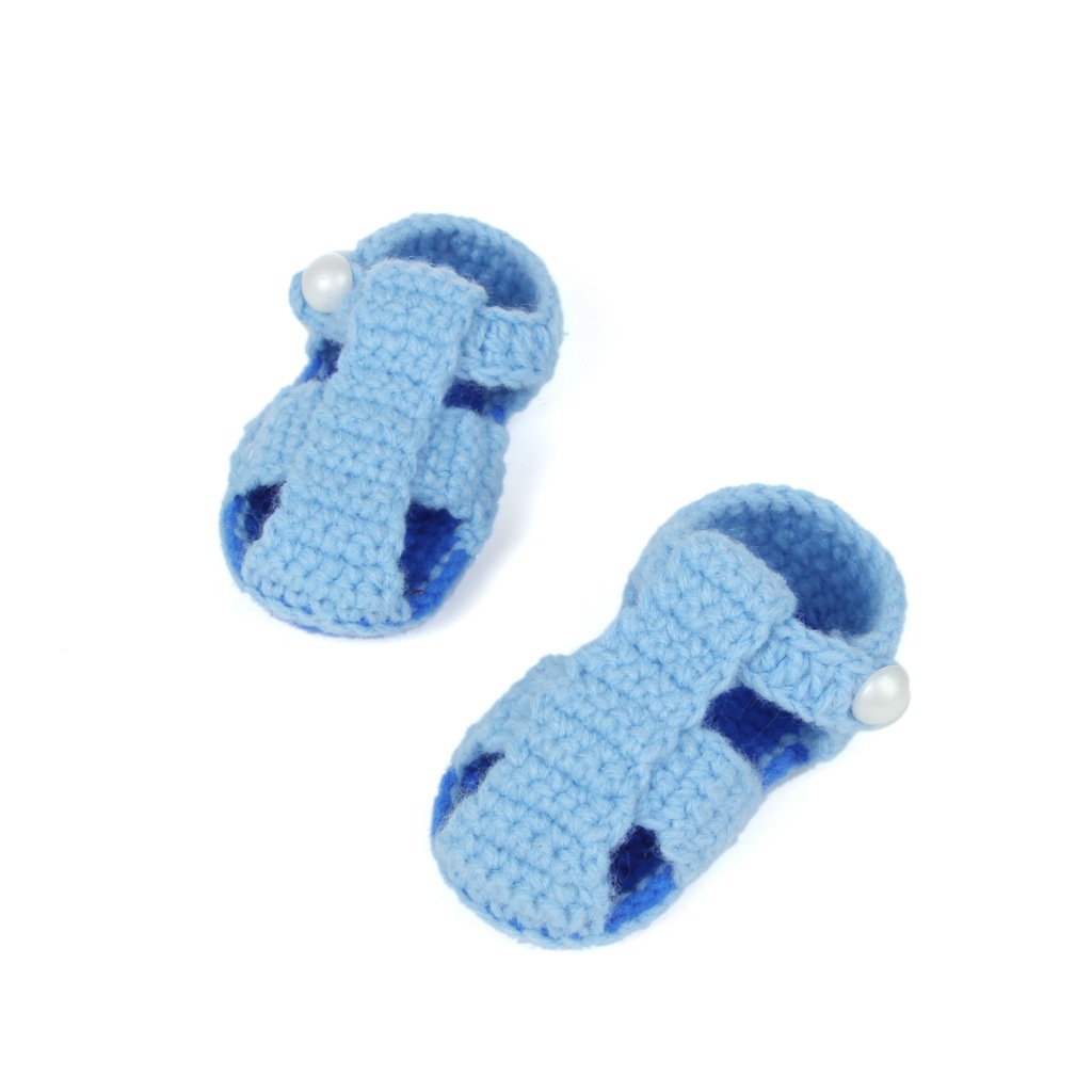 Baby Knit Casual Sandals Hand Crochet Baby Boys Girls Sandals Shoes