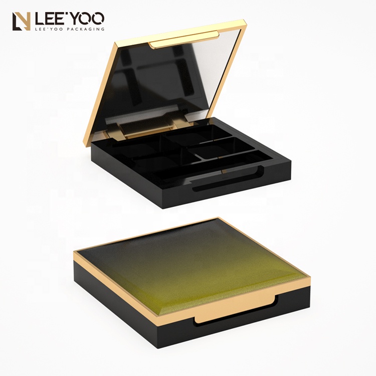 PA-1030BB Empty eyeshadow compact packaging plastic eyeshadow case