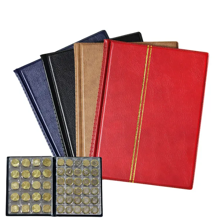 Perfect 250 Pockets Half Dollars Quarters Pressed Pennies Collection Holder Case PVC Coin Album Book for Silver Dollars