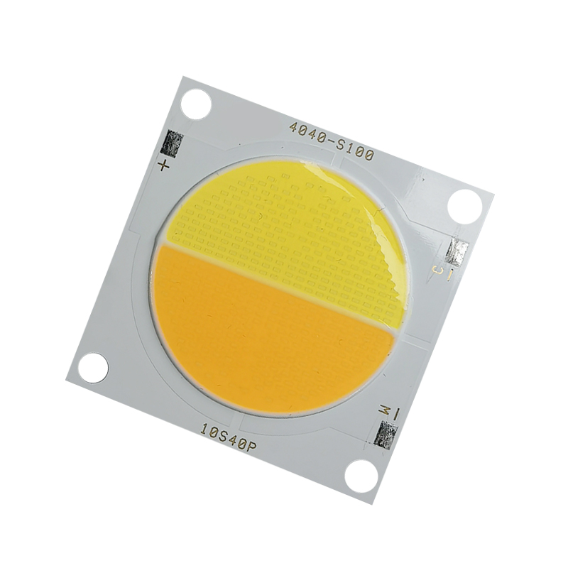 Hot selling Bi Color Turning COB LED Array 4040mm cob led chip 200w dual color cri 90 3000K 4000K 5700K 6500K