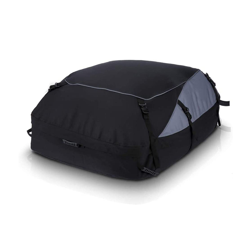 20 Cubic Car Roof Bag Cargo Carrier Waterproof Rooftop Cargo Carrier with 6 Reinforced Straps for All Vehicle