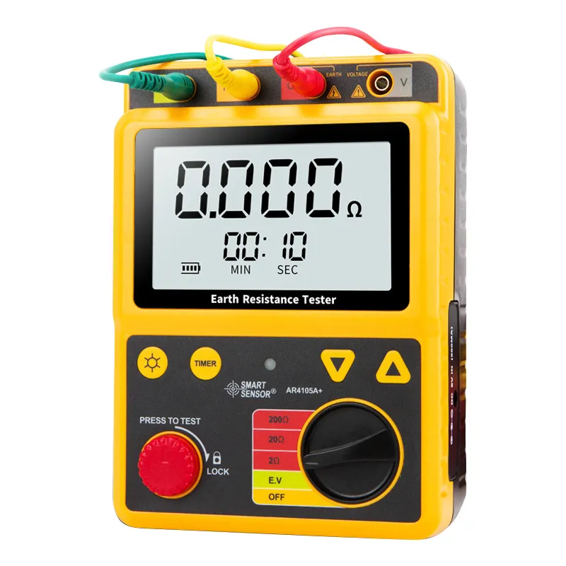 AR4105A+ low resistance test  Meter earth resistance tester