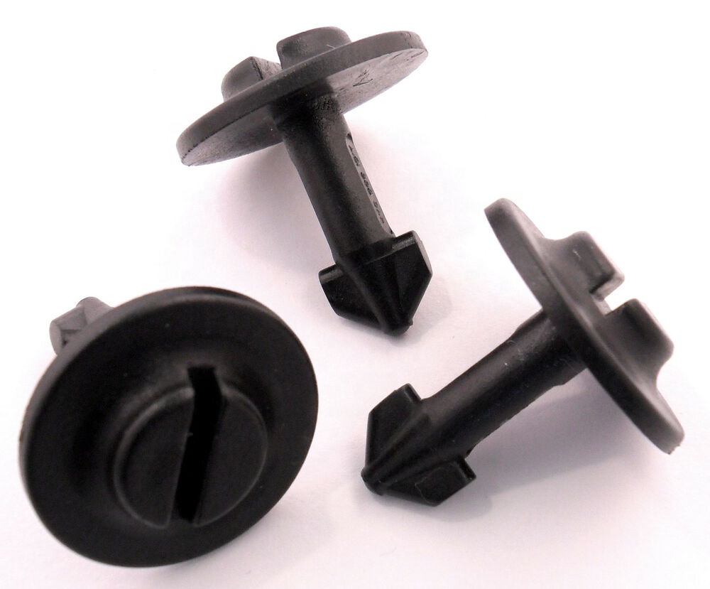Automotive plastic push nuts screws for car