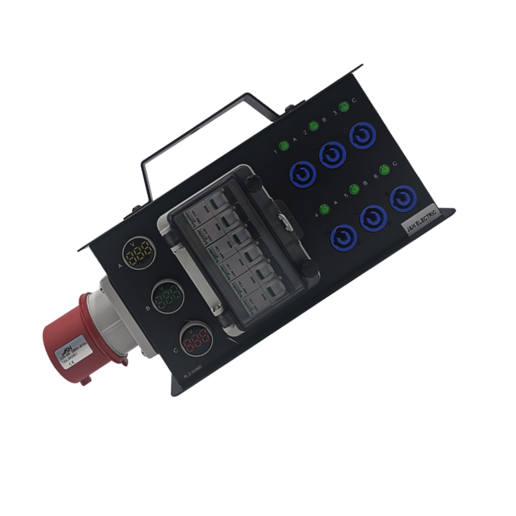 Силовой блок J & H Electric 32A на 6 шт 20A PowerCON