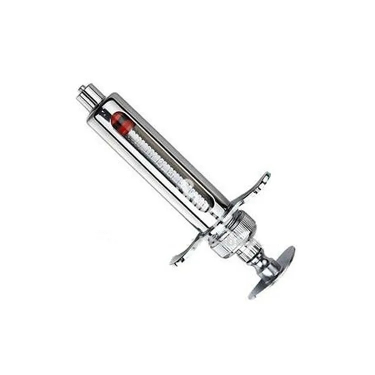 Metal Veterinary Injecting Vaccination Syringe Injecting Gun for Farm Equipment Veterinary Syringe