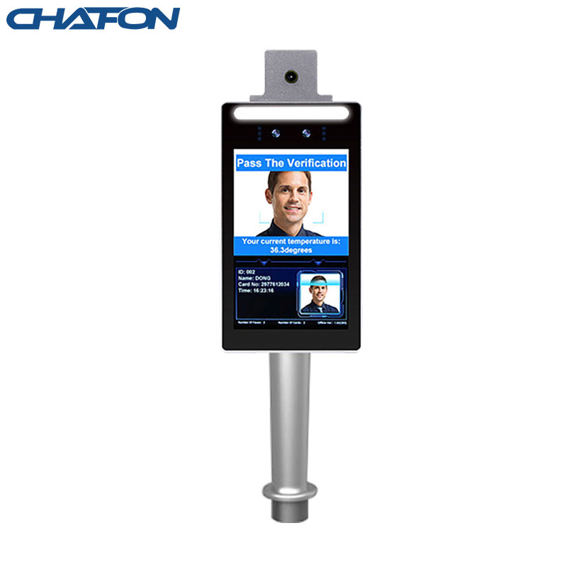 CHAFON 7-дюймовый мини экран USB 2,0 интерфейс AI разведки термометр температуры тепловой камера с функцией распознавания лиц