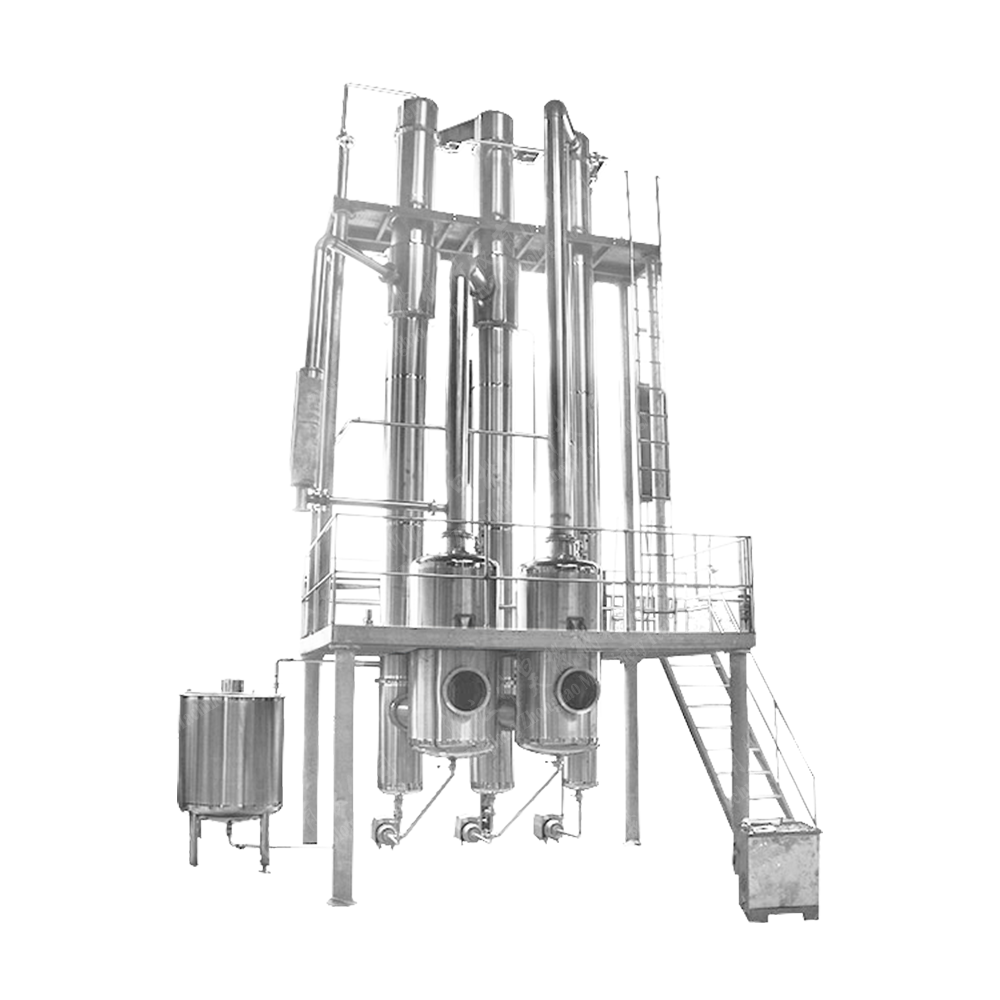 Stainless steel industry double three-effect falling film evaporator MVR concentration evaporator emulsified evaporator