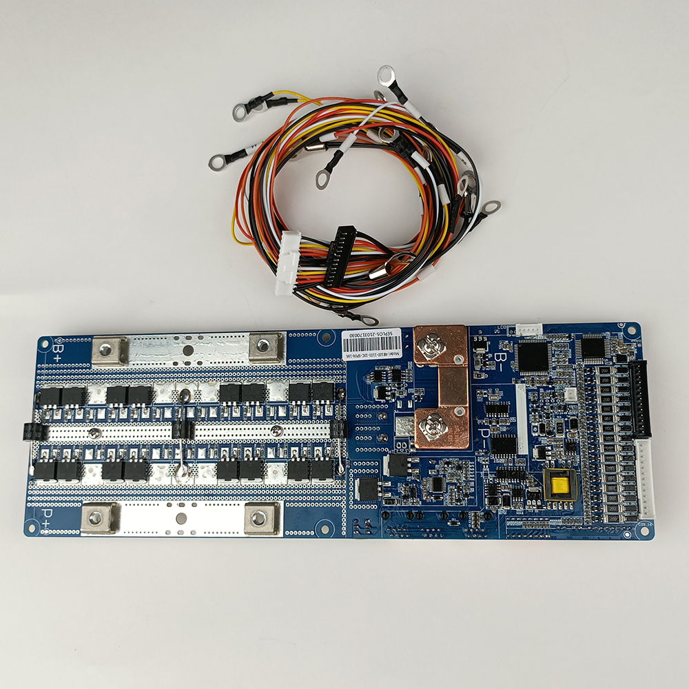 Seplos 8S до 16 лет 100A 48V Lifepo4 Защитная панель для литиевой батареи литий-железо-фосфатный Сотовый баланс интегральные схемы BMS withlcd экран