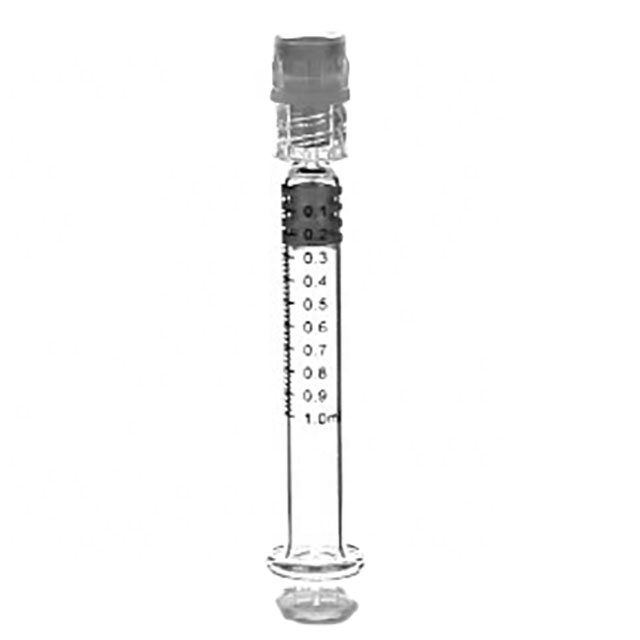 Pre filling syringe / 1ml slender Ruhr lock / blunt tip needle Disposable piston syringe Hyaluronic acid injection glassware