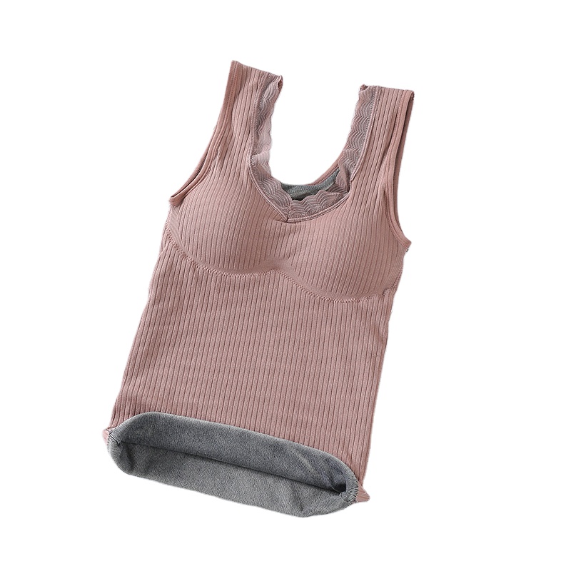 The New Autumn and Winter Frosted Warm Wholesale Thermal Underwear Vest Slim and Seamless Autumn Clothes Thermal Underwear