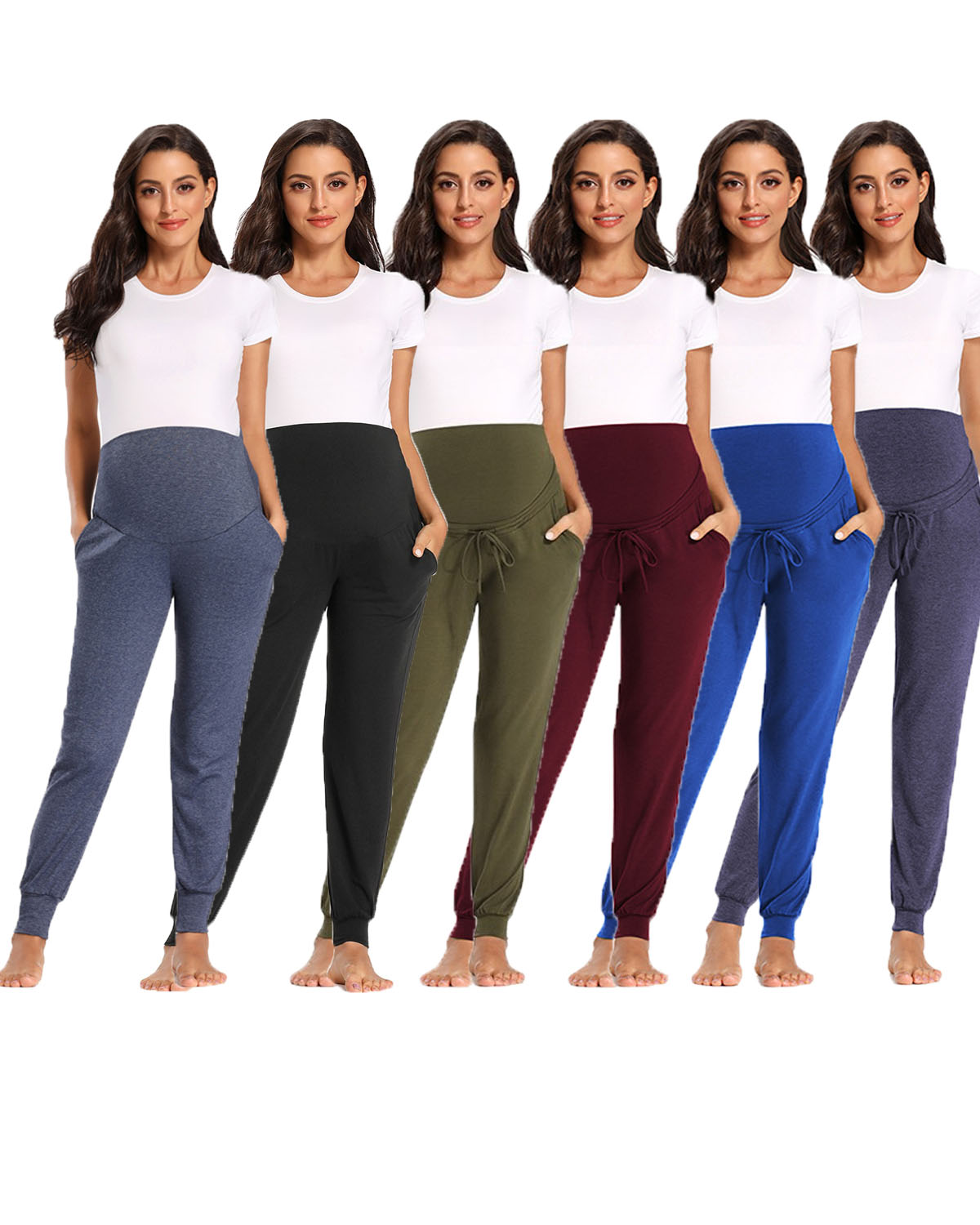 Breathable, loose, four seasons maternity wear, push-up Pants, high-waisted trousers, casual maternity pants wholesale